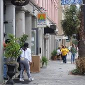 East Bay Street Shops & Sidewalks - 2008 & 2019