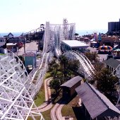 Family Kingdom Amusement park - Swamp Fox Rollcoaster