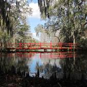 Magnolia Plantation & Gardens FEBRUARY - Red Bridge