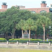 Charleston Waterfront Park - Railed Path on the Marshlands (June 2019)