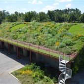 Moore Farms Botanical Gardens  -- Green Roof and Living Wall