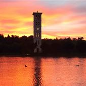 Furman University - Clock Tower and Lake