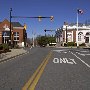 Chester roads, sidewalks, and railroads