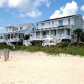 Edisto Beach -  Houses on Point St