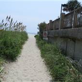 Folly Beach -  Path Adjacent to Pier