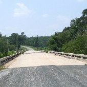 Bridge at Cleveland Knight and Erwin Mill Road
