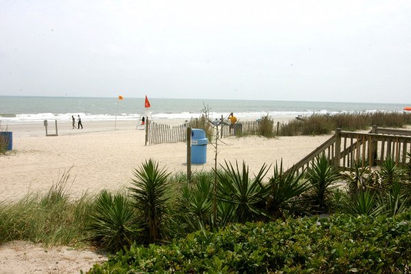 Myrtle Beach - Sea Mist hotel - beach front. (4/27/2006 - Credits: Cindi Hobgood)