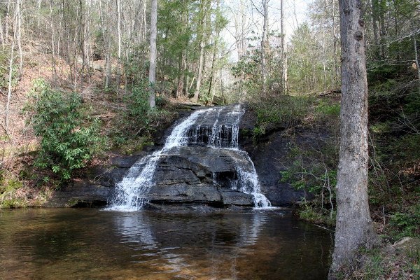 Caesars Head State Park - Wildcat Branch Falls (3/20/2008 - Credits: Dan Hydrick)